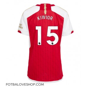 Arsenal Jakub Kiwior #15 Dámské Domácí Dres 2023-24 Krátký Rukáv