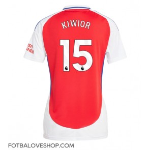 Arsenal Jakub Kiwior #15 Dámské Domácí Dres 2024-25 Krátký Rukáv