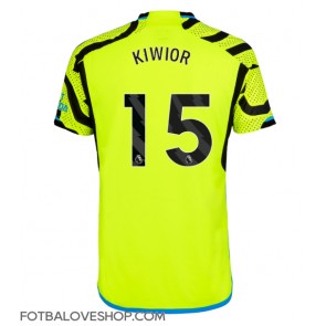 Arsenal Jakub Kiwior #15 Venkovní Dres 2023-24 Krátký Rukáv