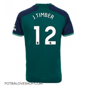 Arsenal Jurrien Timber #12 Alternativní Dres 2023-24 Krátký Rukáv