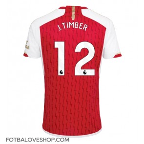 Arsenal Jurrien Timber #12 Domácí Dres 2023-24 Krátký Rukáv