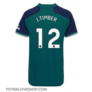 Arsenal Jurrien Timber #12 Dámské Alternativní Dres 2023-24 Krátký Rukáv