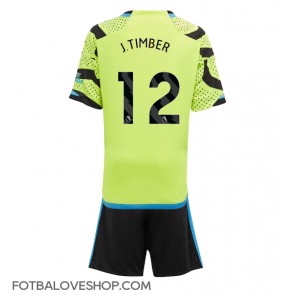 Arsenal Jurrien Timber #12 Dětské Venkovní Dres 2023-24 Krátký Rukáv (+ trenýrky)