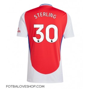 Arsenal Raheem Sterling #30 Domácí Dres 2024-25 Krátký Rukáv