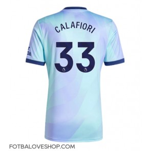 Arsenal Riccardo Calafiori #33 Alternativní Dres 2024-25 Krátký Rukáv