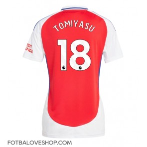 Arsenal Takehiro Tomiyasu #18 Dámské Domácí Dres 2024-25 Krátký Rukáv