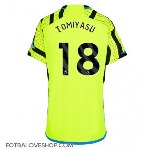 Arsenal Takehiro Tomiyasu #18 Dámské Venkovní Dres 2023-24 Krátký Rukáv