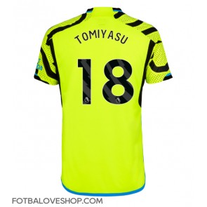 Arsenal Takehiro Tomiyasu #18 Venkovní Dres 2023-24 Krátký Rukáv