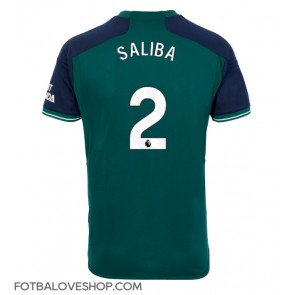 Arsenal William Saliba #2 Alternativní Dres 2023-24 Krátký Rukáv