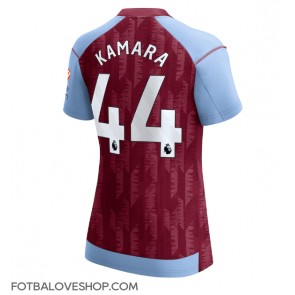 Aston Villa Boubacar Kamara #44 Dámské Domácí Dres 2023-24 Krátký Rukáv