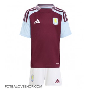 Aston Villa Dětské Domácí Dres 2024-25 Krátký Rukáv (+ trenýrky)