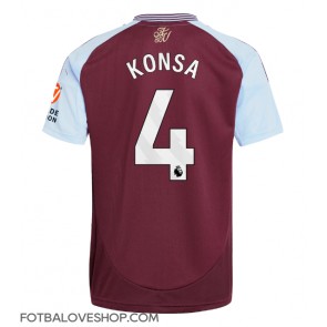 Aston Villa Ezri Konsa #4 Domácí Dres 2024-25 Krátký Rukáv