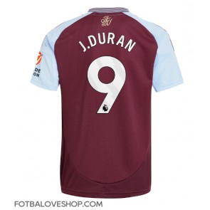 Aston Villa Jhon Duran #9 Domácí Dres 2024-25 Krátký Rukáv