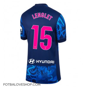 Atletico Madrid Clement Lenglet #15 Dámské Alternativní Dres 2024-25 Krátký Rukáv