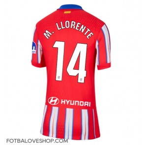 Atletico Madrid Marcos Llorente #14 Dámské Domácí Dres 2024-25 Krátký Rukáv