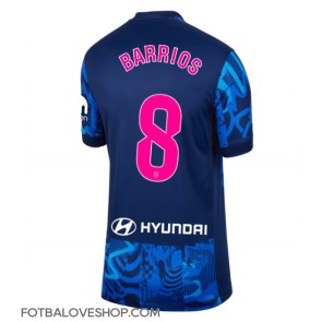 Atletico Madrid Pablo Barrios #8 Dámské Alternativní Dres 2024-25 Krátký Rukáv