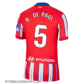 Atletico Madrid Rodrigo De Paul #5 Domácí Dres 2024-25 Krátký Rukáv