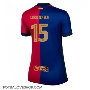 Barcelona Andreas Christensen #15 Dámské Domácí Dres 2024-25 Krátký Rukáv