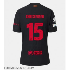 Barcelona Andreas Christensen #15 Venkovní Dres 2024-25 Krátký Rukáv