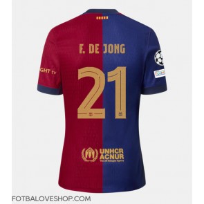 Barcelona Frenkie de Jong #21 Domácí Dres 2024-25 Krátký Rukáv
