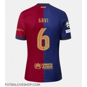 Barcelona Paez Gavi #6 Domácí Dres 2024-25 Krátký Rukáv