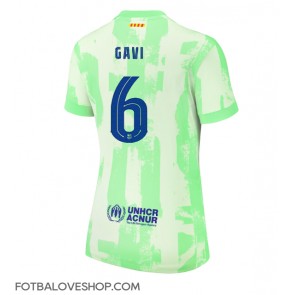 Barcelona Paez Gavi #6 Dámské Alternativní Dres 2024-25 Krátký Rukáv