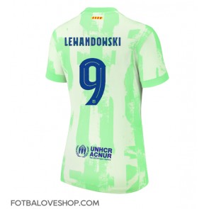 Barcelona Robert Lewandowski #9 Dámské Alternativní Dres 2024-25 Krátký Rukáv