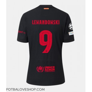 Barcelona Robert Lewandowski #9 Venkovní Dres 2024-25 Krátký Rukáv