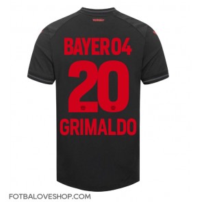 Bayer Leverkusen Alejandro Grimaldo #20 Domácí Dres 2023-24 Krátký Rukáv