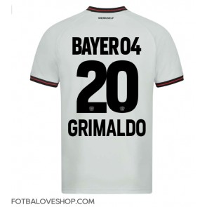 Bayer Leverkusen Alejandro Grimaldo #20 Venkovní Dres 2023-24 Krátký Rukáv