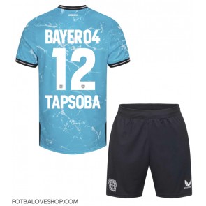 Bayer Leverkusen Edmond Tapsoba #12 Dětské Alternativní Dres 2023-24 Krátký Rukáv (+ trenýrky)