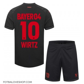 Bayer Leverkusen Florian Wirtz #10 Dětské Domácí Dres 2023-24 Krátký Rukáv (+ trenýrky)