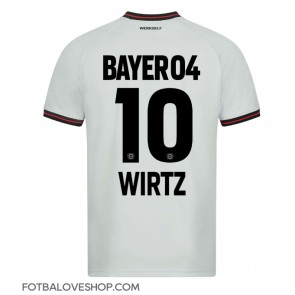 Bayer Leverkusen Florian Wirtz #10 Venkovní Dres 2023-24 Krátký Rukáv