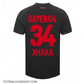 Bayer Leverkusen Granit Xhaka #34 Domácí Dres 2023-24 Krátký Rukáv