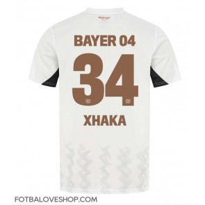 Bayer Leverkusen Granit Xhaka #34 Venkovní Dres 2024-25 Krátký Rukáv