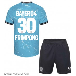 Bayer Leverkusen Jeremie Frimpong #30 Dětské Alternativní Dres 2023-24 Krátký Rukáv (+ trenýrky)