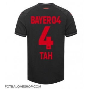 Bayer Leverkusen Jonathan Tah #4 Domácí Dres 2023-24 Krátký Rukáv