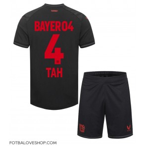 Bayer Leverkusen Jonathan Tah #4 Dětské Domácí Dres 2023-24 Krátký Rukáv (+ trenýrky)