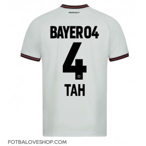 Bayer Leverkusen Jonathan Tah #4 Venkovní Dres 2023-24 Krátký Rukáv