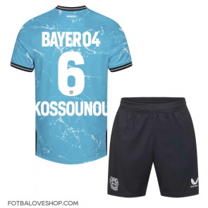 Bayer Leverkusen Odilon Kossounou #6 Dětské Alternativní Dres 2023-24 Krátký Rukáv (+ trenýrky)