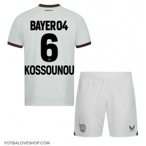 Bayer Leverkusen Odilon Kossounou #6 Dětské Venkovní Dres 2023-24 Krátký Rukáv (+ trenýrky)