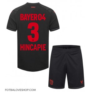 Bayer Leverkusen Piero Hincapie #3 Dětské Domácí Dres 2023-24 Krátký Rukáv (+ trenýrky)