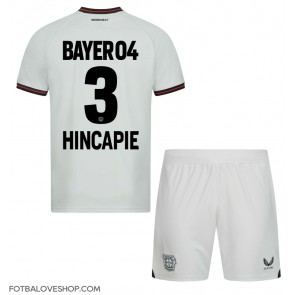 Bayer Leverkusen Piero Hincapie #3 Dětské Venkovní Dres 2023-24 Krátký Rukáv (+ trenýrky)