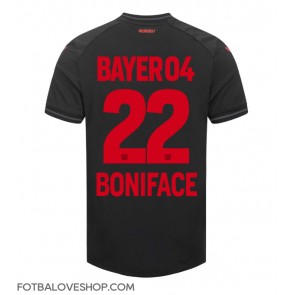 Bayer Leverkusen Victor Boniface #22 Domácí Dres 2023-24 Krátký Rukáv