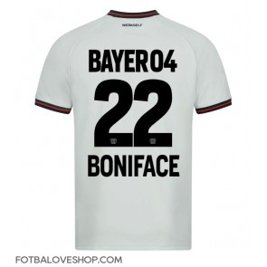 Bayer Leverkusen Victor Boniface #22 Venkovní Dres 2023-24 Krátký Rukáv