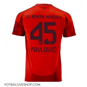 Bayern Munich Aleksandar Pavlovic #45 Domácí Dres 2024-25 Krátký Rukáv