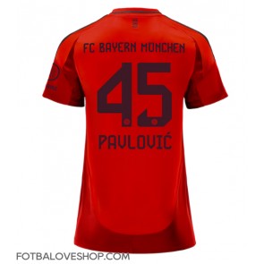 Bayern Munich Aleksandar Pavlovic #45 Dámské Domácí Dres 2024-25 Krátký Rukáv