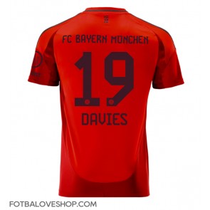 Bayern Munich Alphonso Davies #19 Domácí Dres 2024-25 Krátký Rukáv