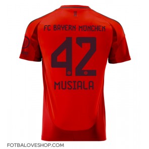 Bayern Munich Jamal Musiala #42 Domácí Dres 2024-25 Krátký Rukáv