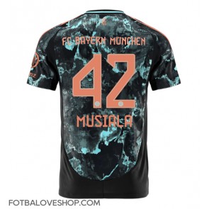 Bayern Munich Jamal Musiala #42 Venkovní Dres 2024-25 Krátký Rukáv